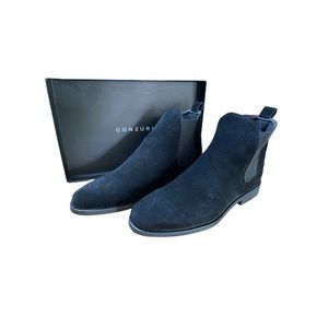 Conzuri Men’s Boots in black, size 9 US, 2.8” lift boosting shoe, New in box